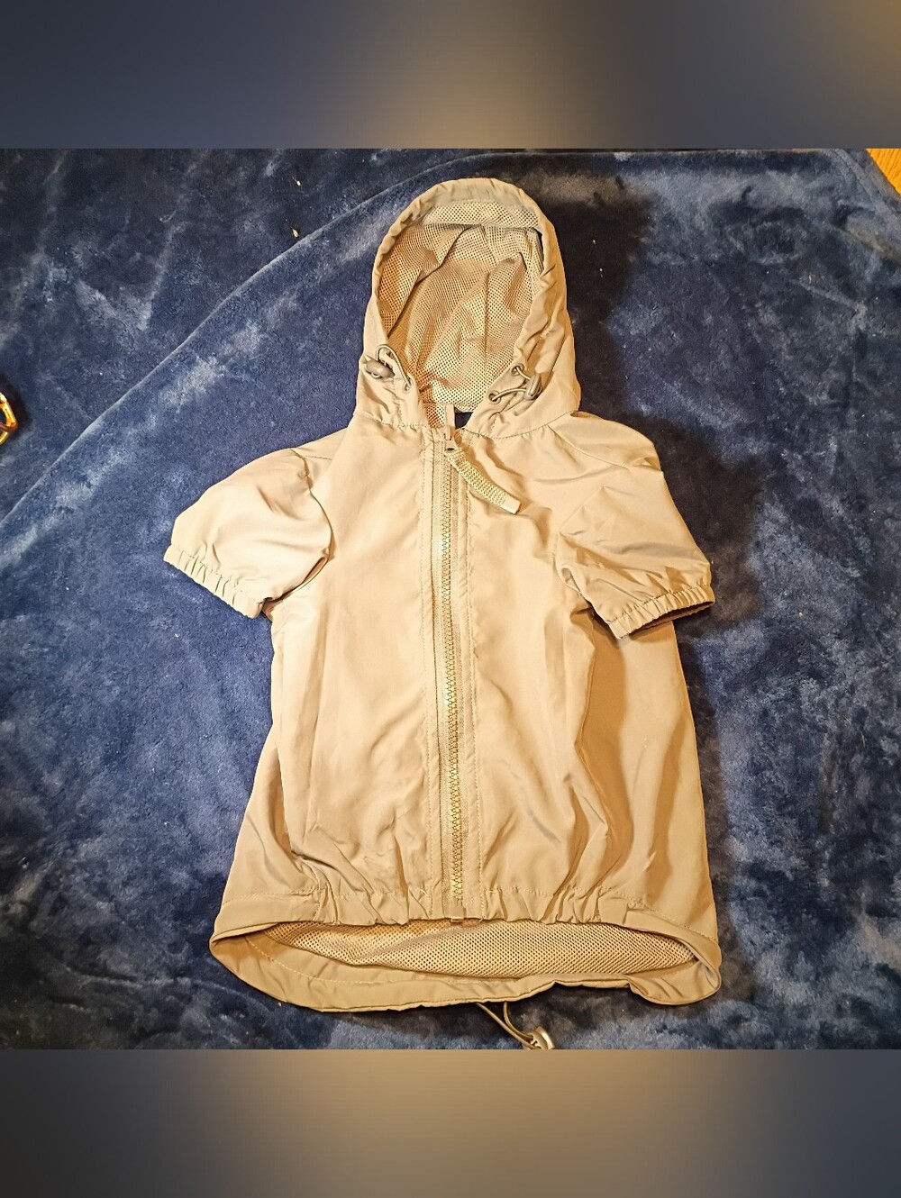 TOP PAW Dog Windbreaker Jacket - Size Medium - Adjustable - Gray